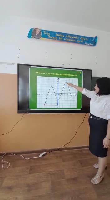 "Функция және оның берілу тәсілдері" тақырыбындағы әдіс алмасу сабағы