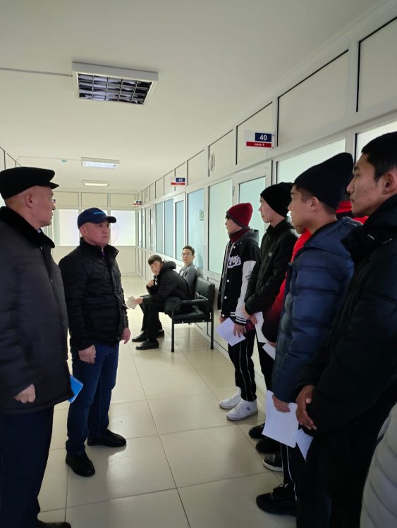 Әскерге шақыру учаскесіне тіркелуге тиіс азаматтарды анықтау жұмыстары жүргізілді